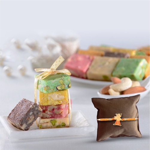 Chotabeem Rakhi for Kids With Tasty Dryfruit Bites